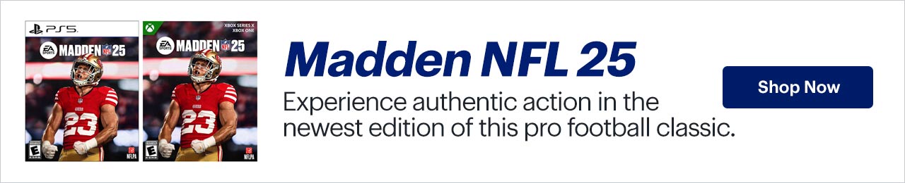 Madden NFL 25. Experience authentic action in the newest edition of this pro football classic. Shop now. 