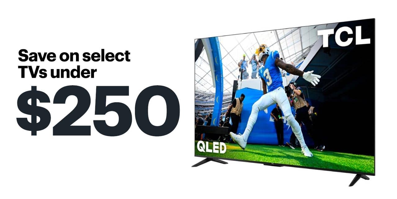 Save on select TVs under $250