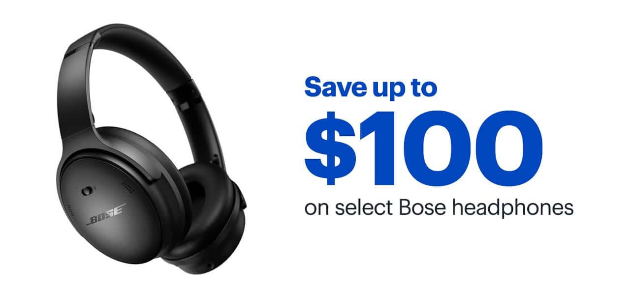 Save up to $100 on select Bose headphones