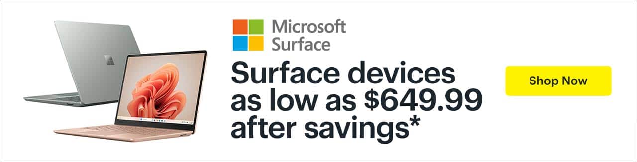 Surface devices as low as $649.99. Shop now. Reference disclaimer.