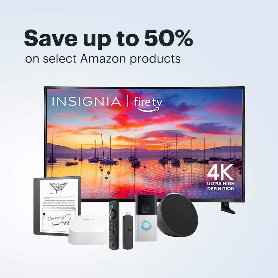 Save up to 50% on select Amazon products