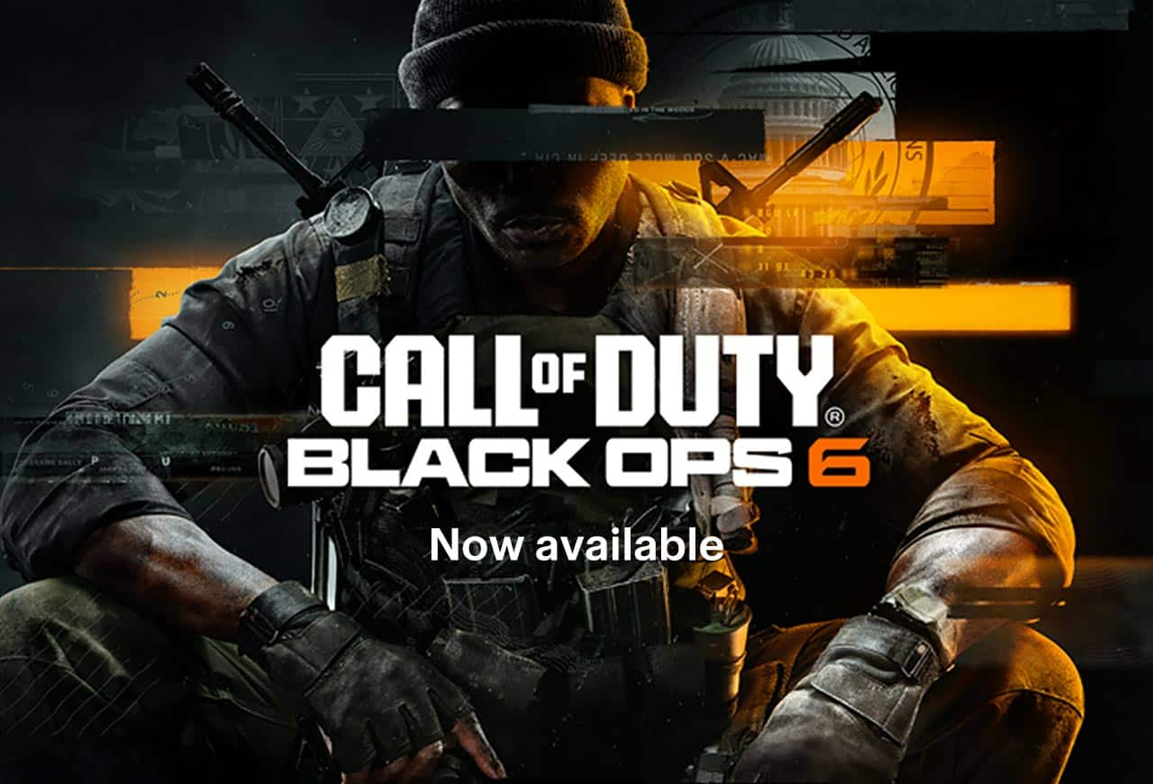 Call of Duty: Black Ops 6 now available.