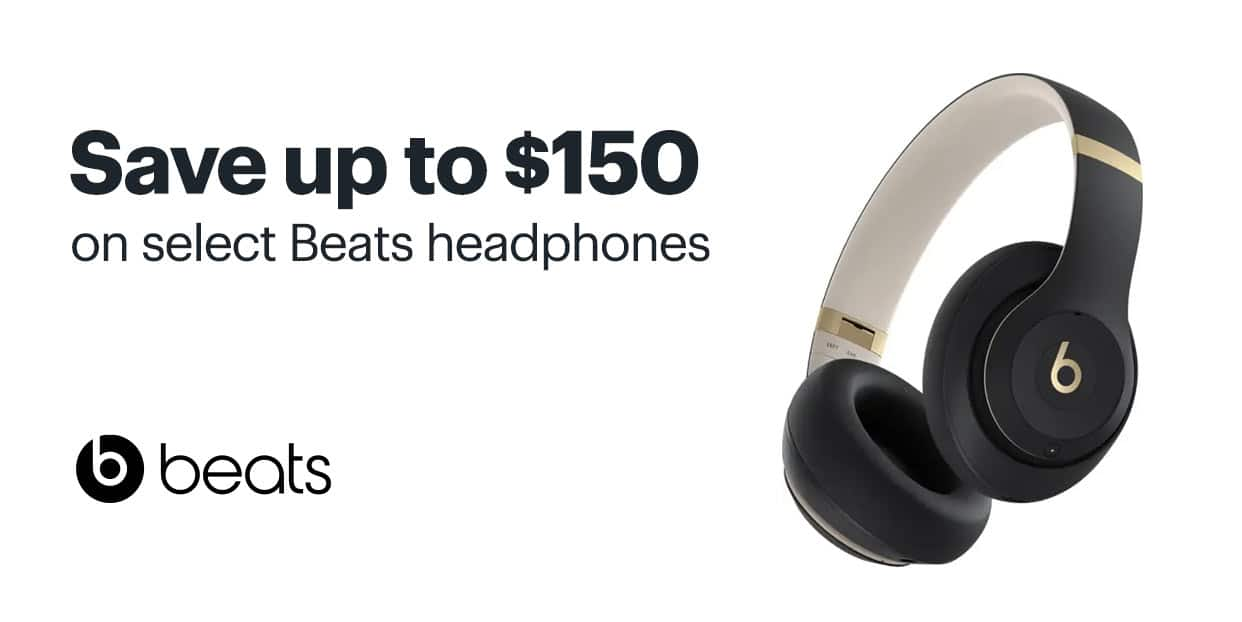 Save up to $150 on select Beats headphones. 