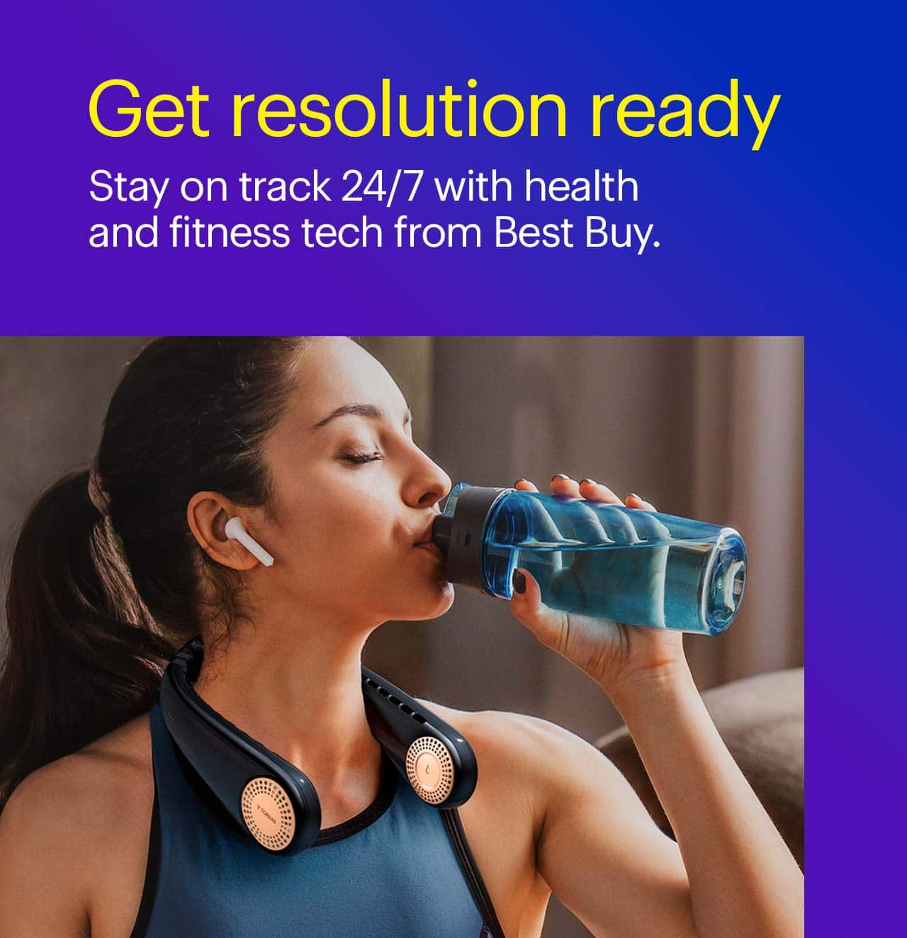 Get resolution ready. Stay on track 24/7 with health and fitness tech from Best Buy. 