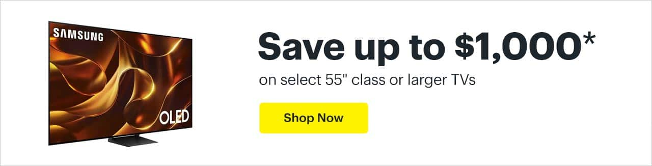 Save up to $1,000 on select 55