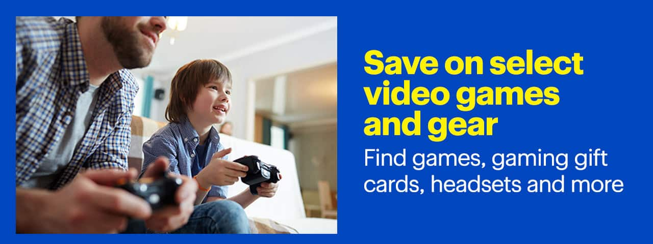 Save on select video games and gear. Find games, gaming gift cards, headsets and more.