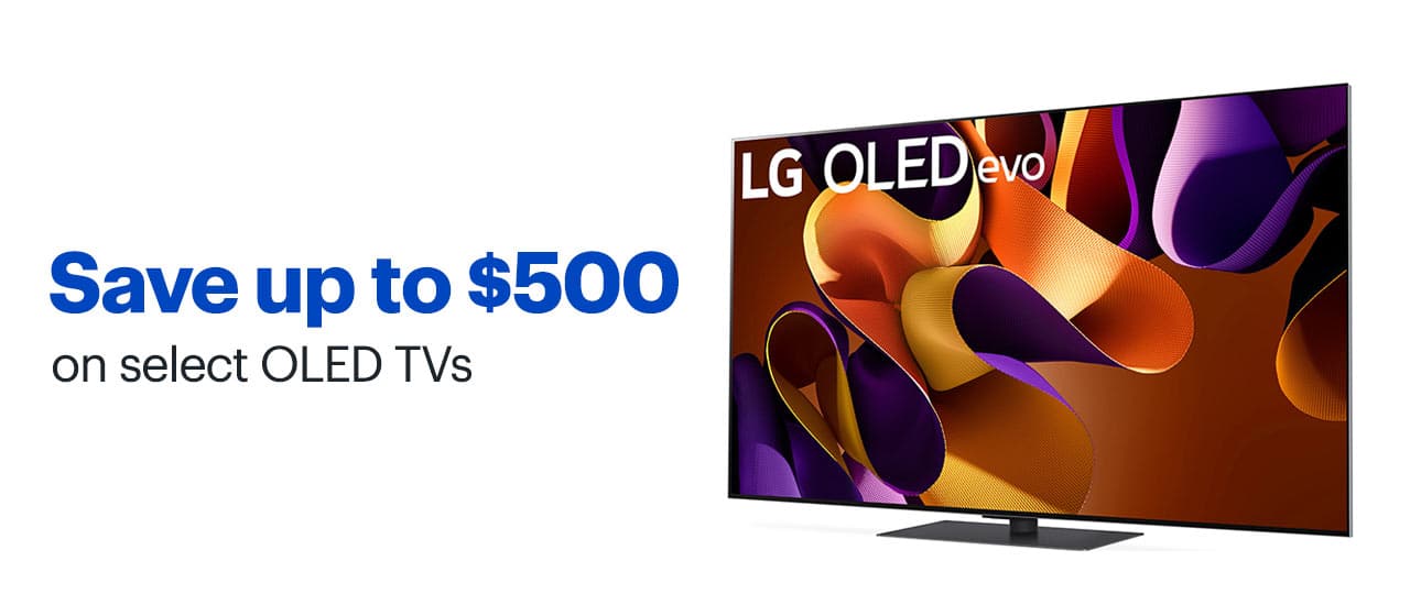 Save up to $500 on select OLED TVs