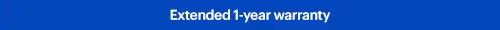 Extended 1 year warranty