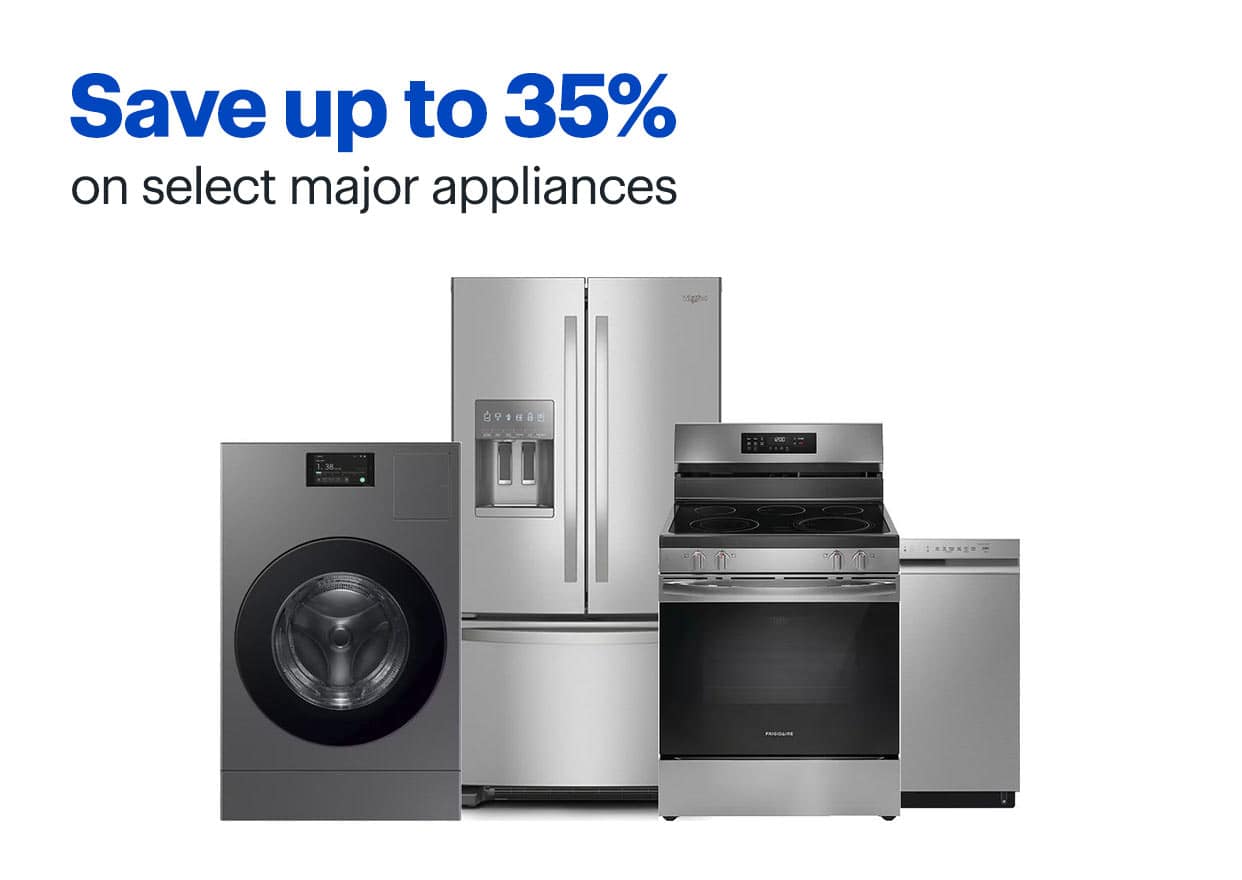 Save up to 35% on select major appliances