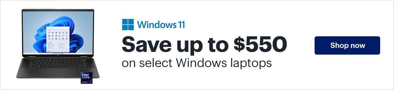 Save up to $550 on select Windows laptops