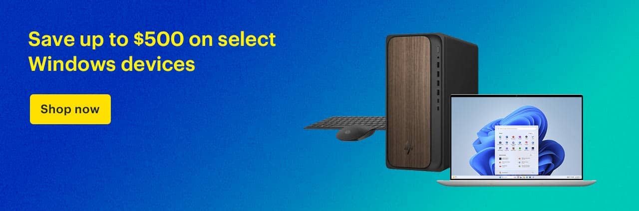 Save up to $500 on select Windows devices. Shop now.