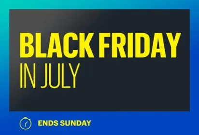 Black Friday in July. Ends Sunday. 