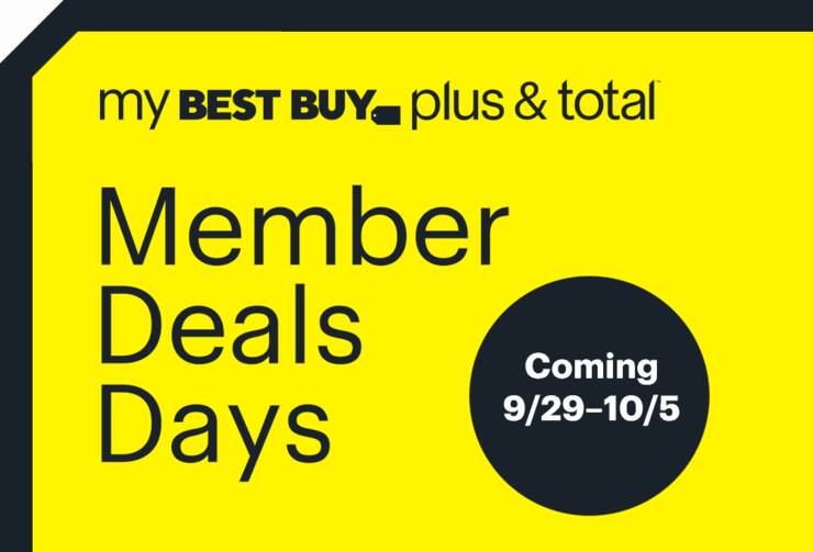 Member Deals Days. Coming 9/29–10/5.