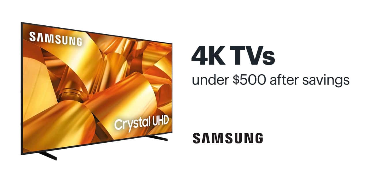4K TVs under $500 after savings