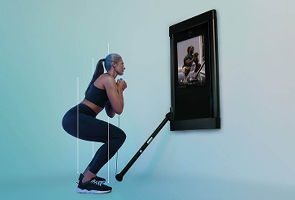 Person looking at Tonal screen