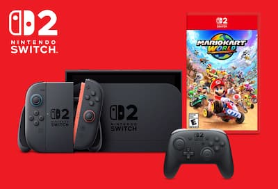 Video game console, game and controllers
