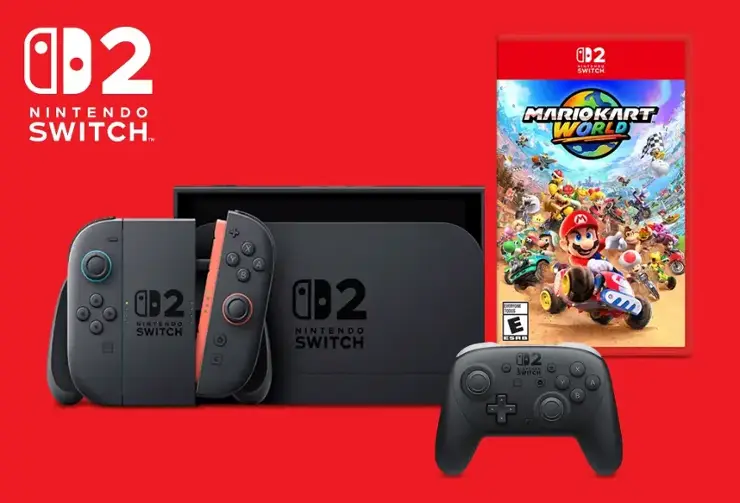 Video game console, game and controllers