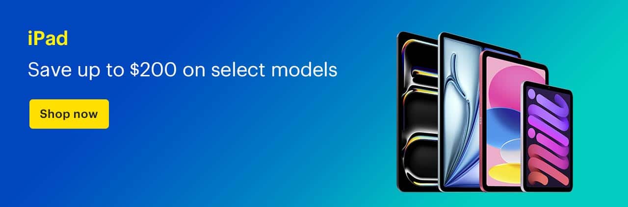 iPad. Save up to $200 on select models. Shop now.