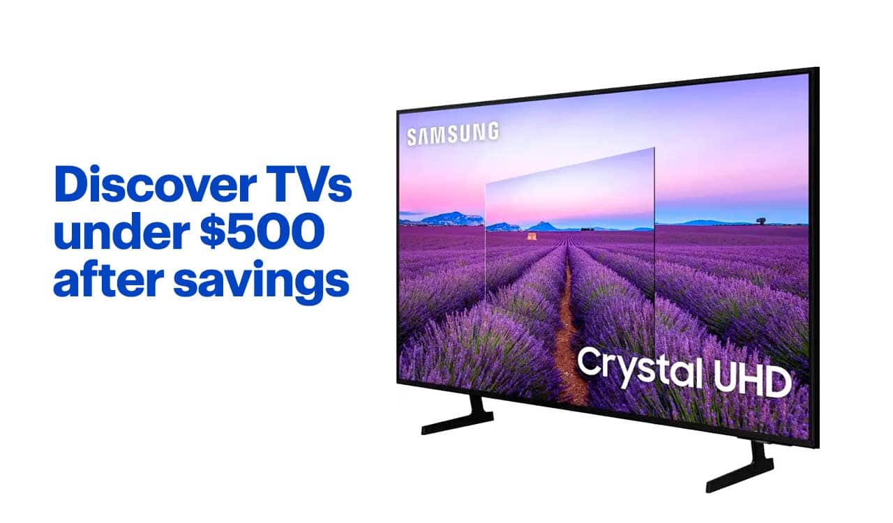 Discover TVs under $500 after savings. 