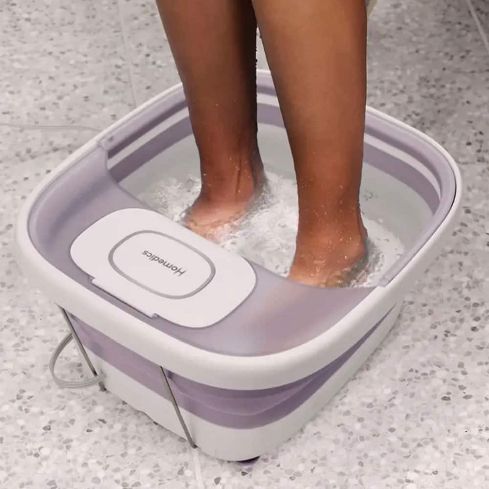 Person using footbath