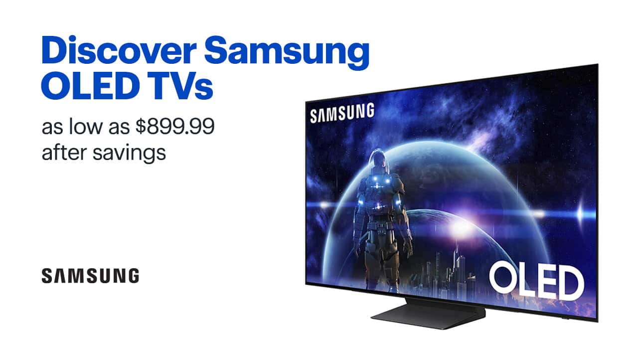 Discover Samsung OLED TVs as low as $899.99 after savings. 