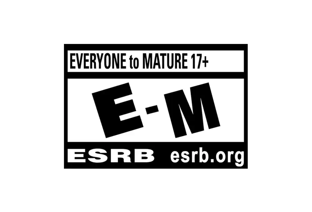 ESRB ratings: E for everyone to M 17 and older for mature audiences. ESRB.org