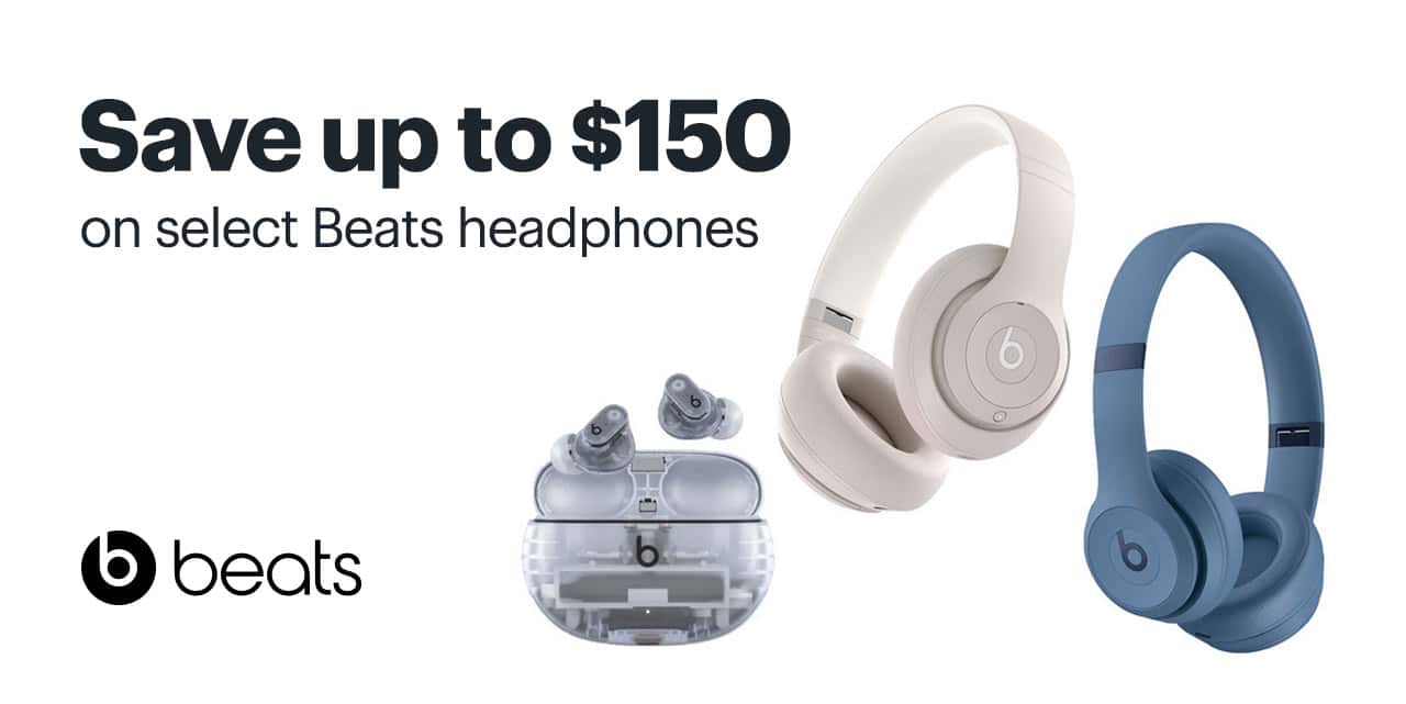Save up to $150 on select Beats headphones. 