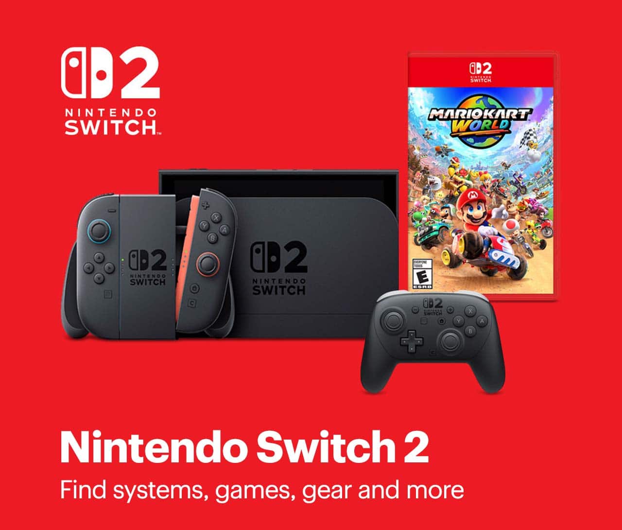 Nintendo Switch 2. Find systems, games, gear and more. Shop now.