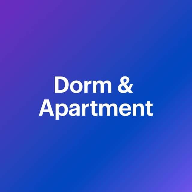 Dorm and apartment