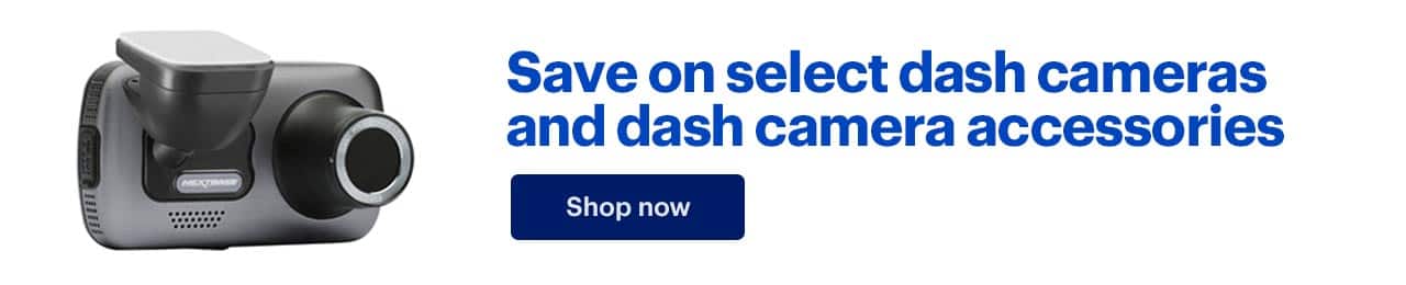 Save on select dash cameras and dash camera accessories. Shop now.