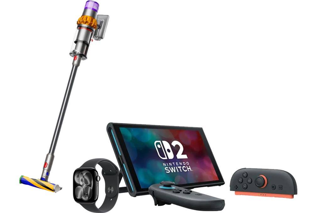 Gaming console, vacuum, smartwatch