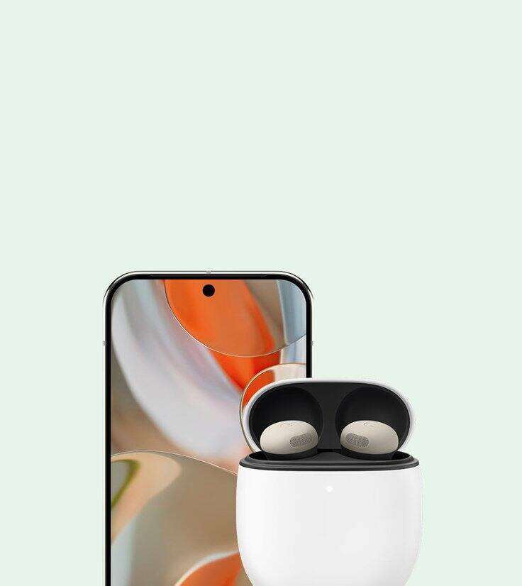 Smartphone, wireless earbuds