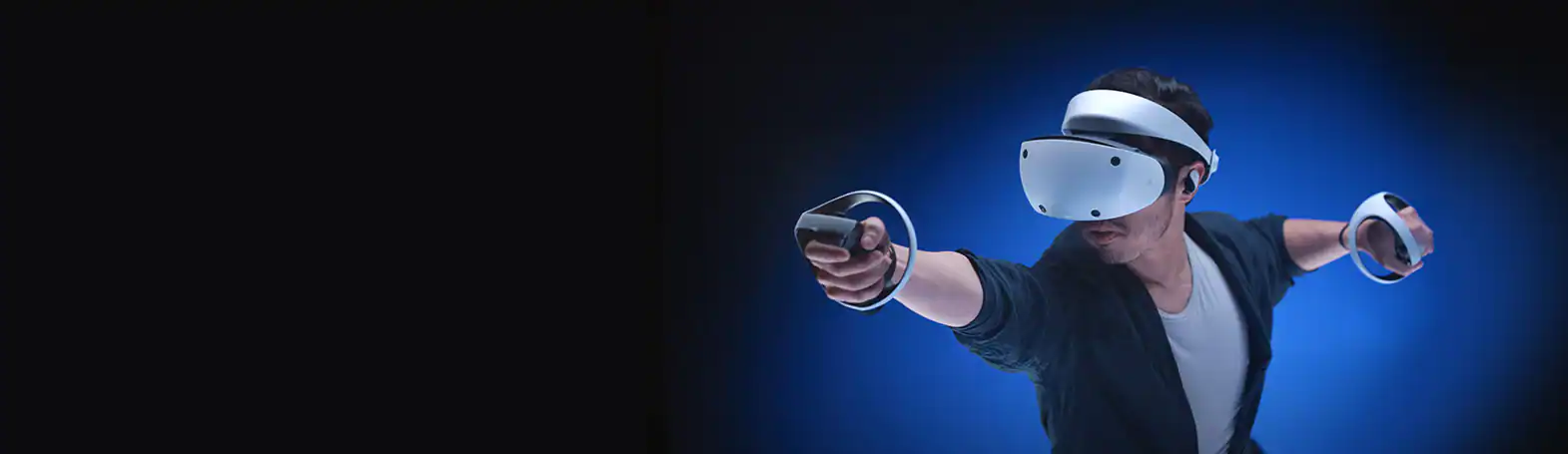 Virtual reality headset and controllers