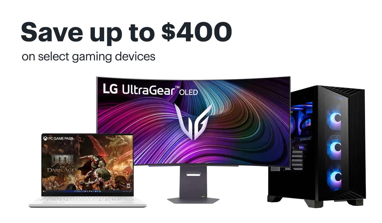 Save up to $400 on select gaming devices. Shop now. 