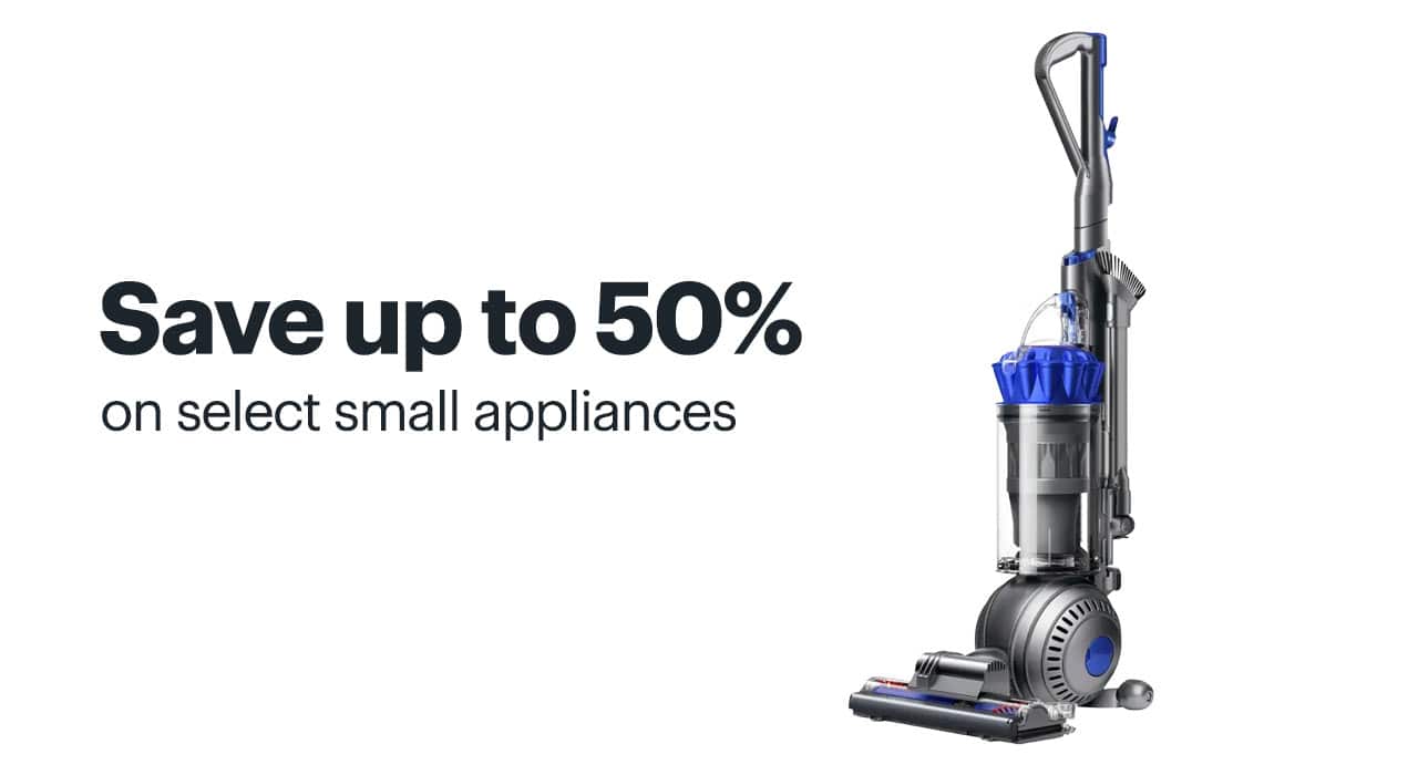 Save up to 50% on select small appliances
