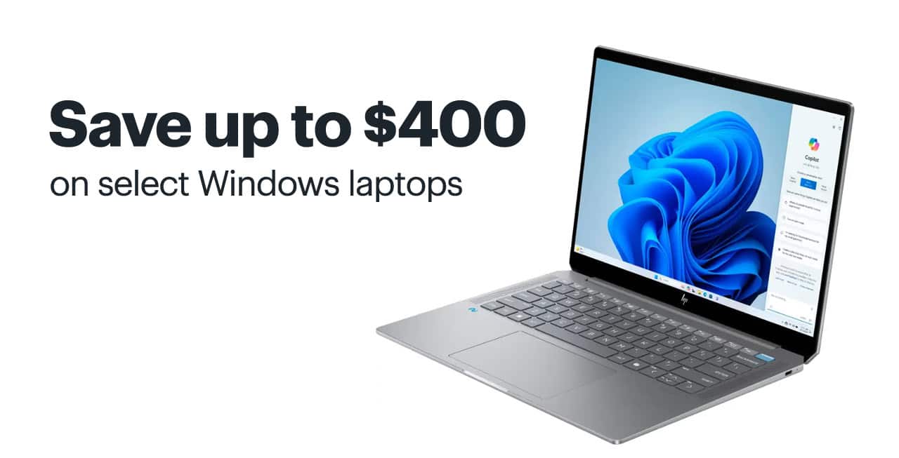Save up to $400 on select Windows laptops. Shop now.
