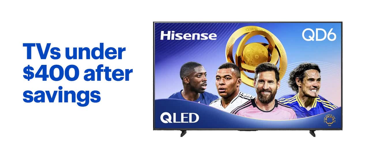 TVs under $400 after savings