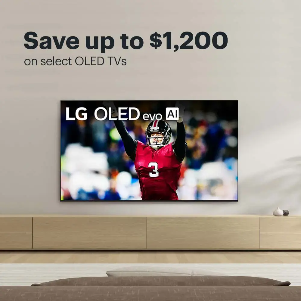 Save up to $1,200 on select OLED TVs