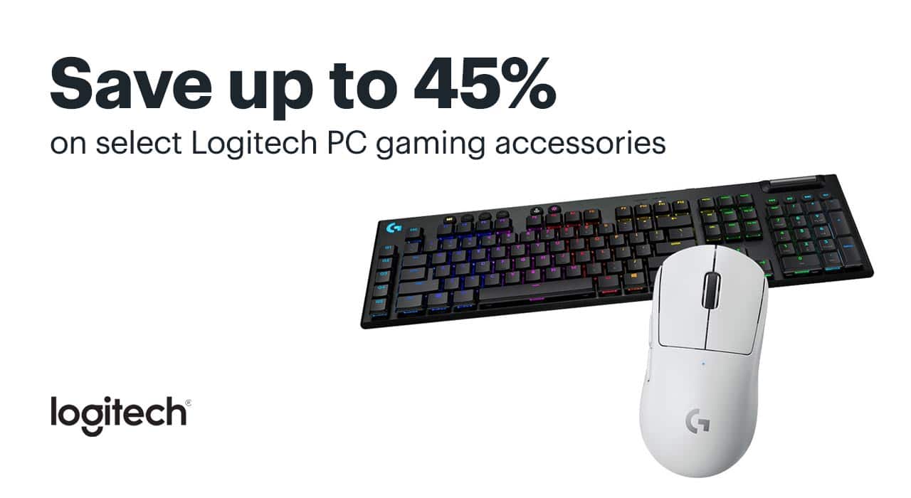 Save up to 45% on select Logitech PC gaming accessories. Shop now.