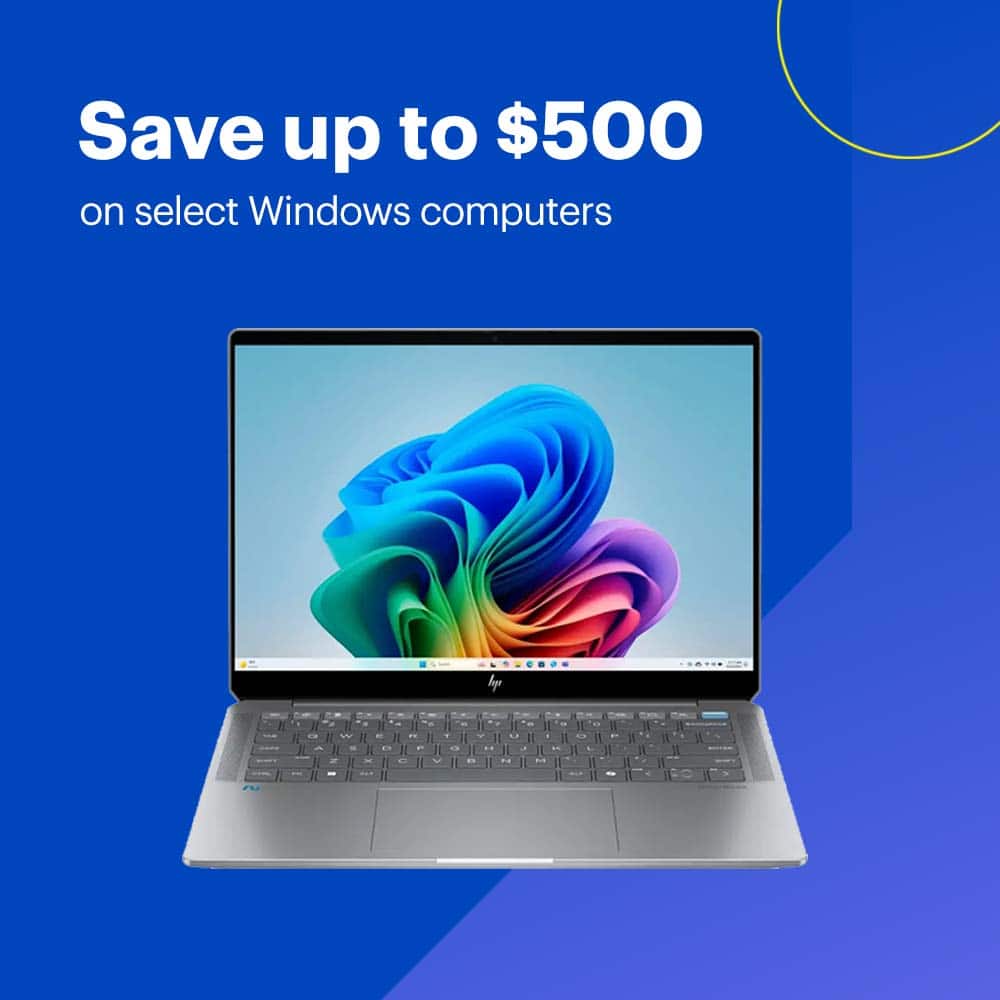 Save up to $500 on select Windows computers