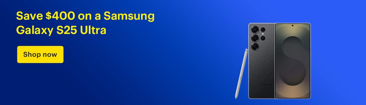 Save $400 on a Samsung Galaxy S25 Ultra. Shop now.