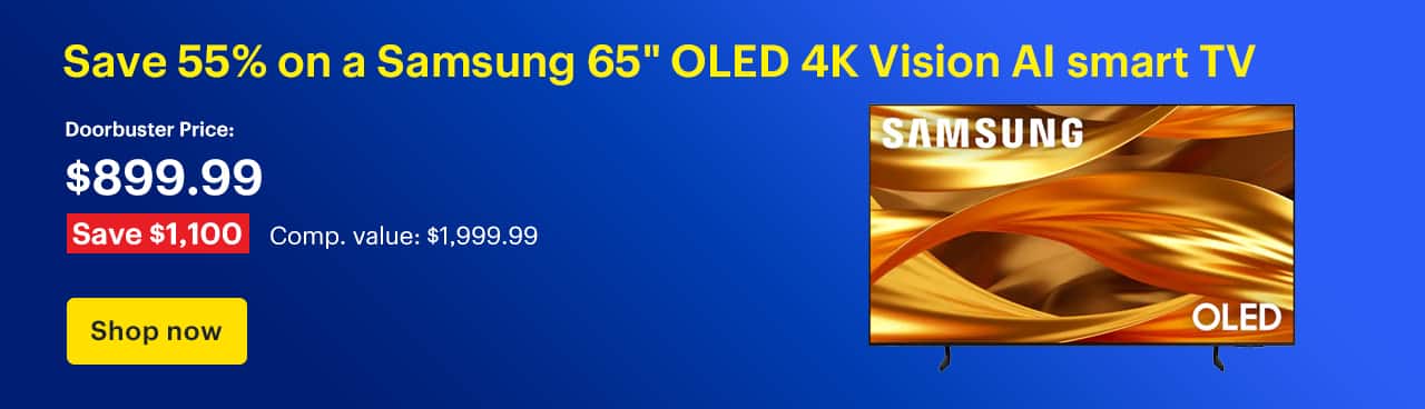 Save 55% on a Samsung 65