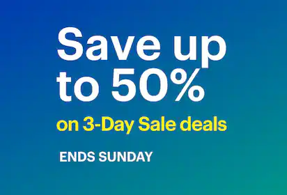 3-Day Sale. Ends Sunday.