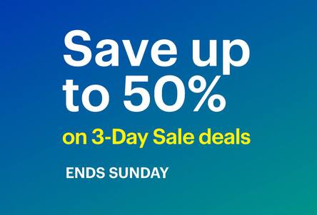 3-Day Sale. Ends Sunday.