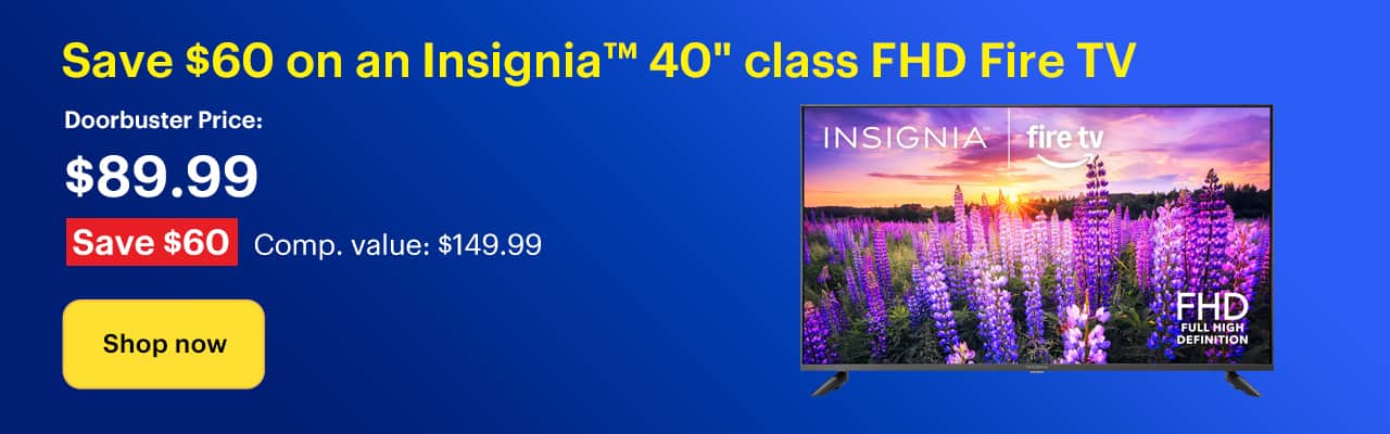 Save $60 on an Insignia™ 40