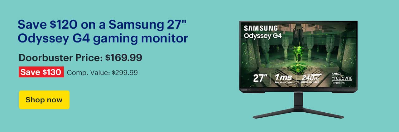 Save $120 on a Samsung 27