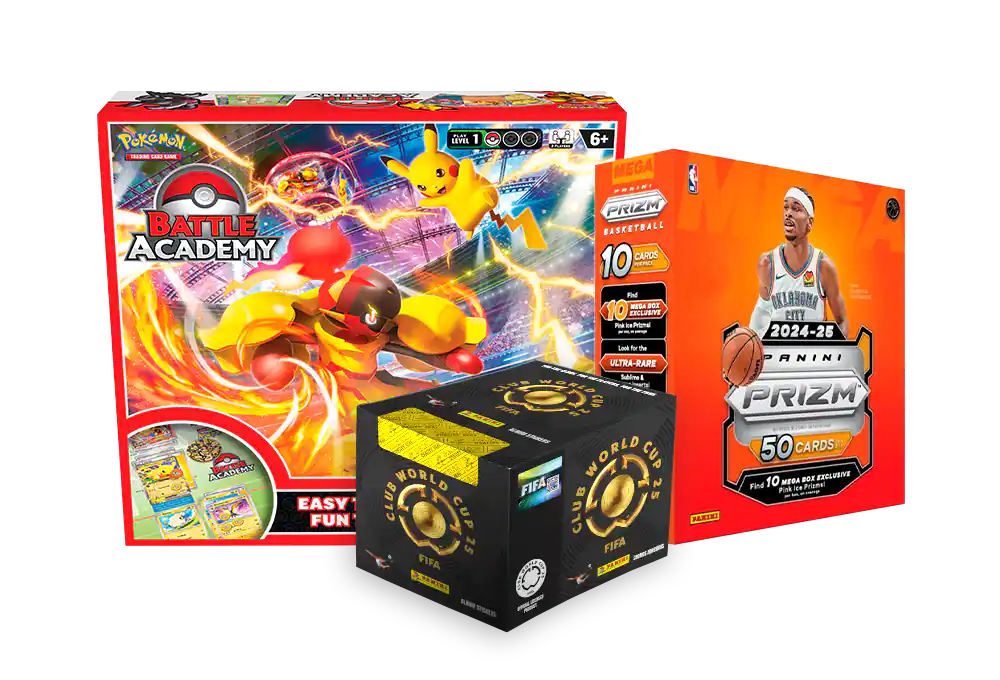 Stickers, trading cards