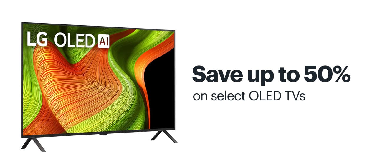Save up to 50% on select OLED TVs. Shop now.