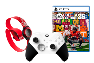 Video game, controller and haptic strap