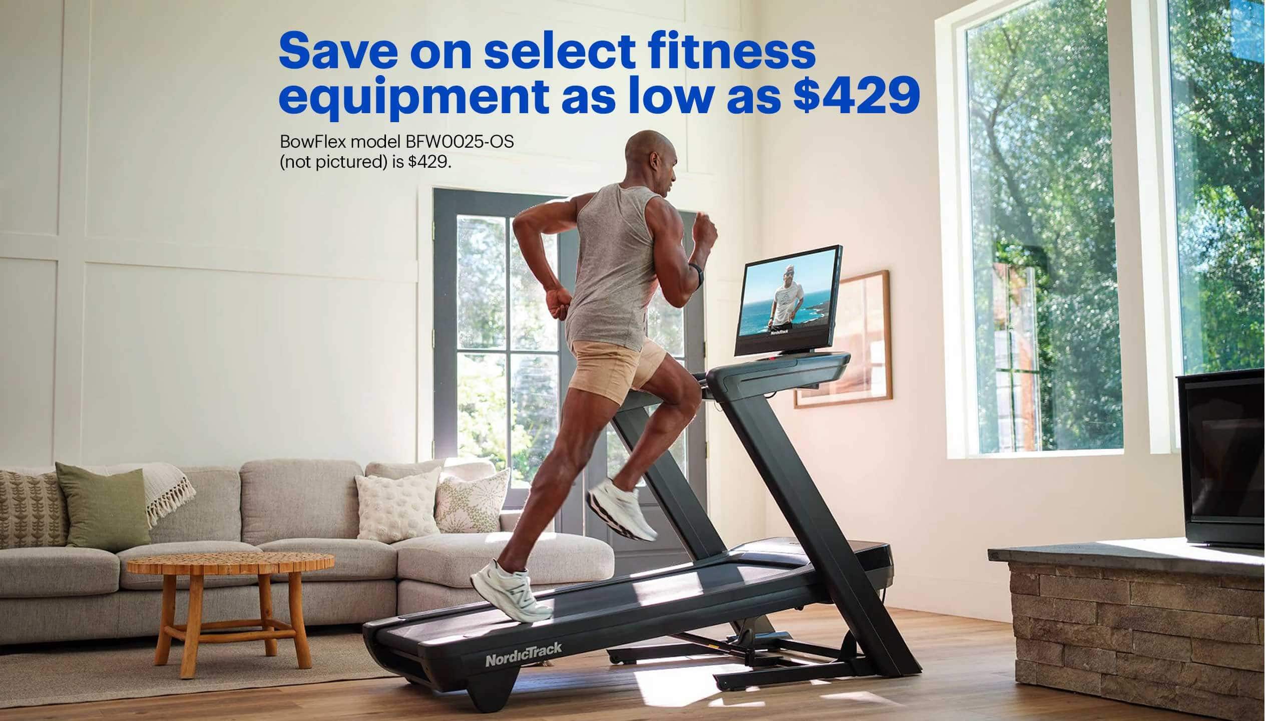 Save on select fitness equipment as low as $429